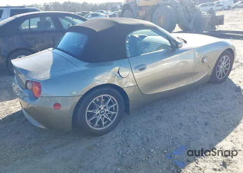 2004 BMW Z4 2.5I из США, поврежденный, VIN 4USBT33504LS53097
